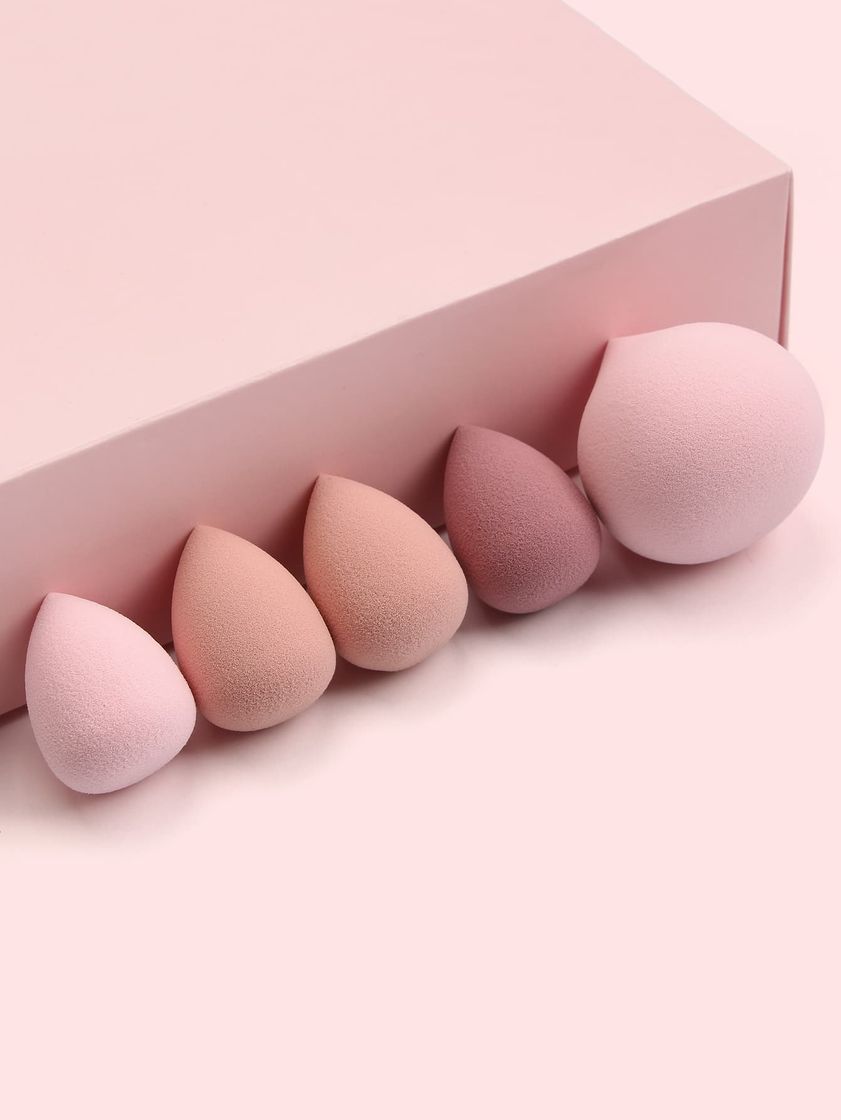 Moda 5pcs Solid Teardrop Makeup Sponge