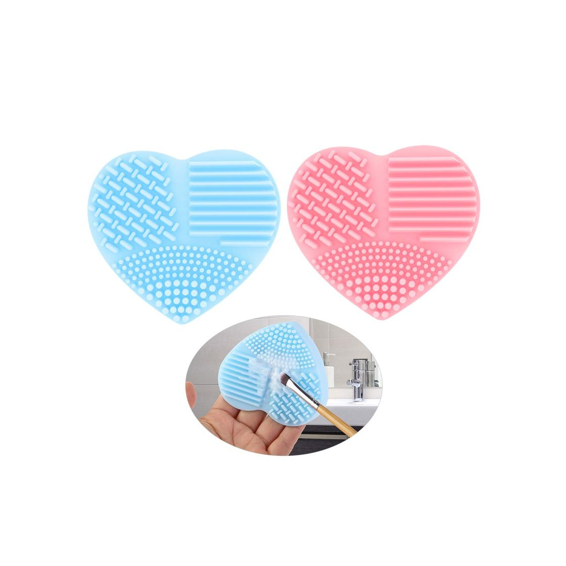 Fashion Makeup Brush Cleaning Silicone Pad