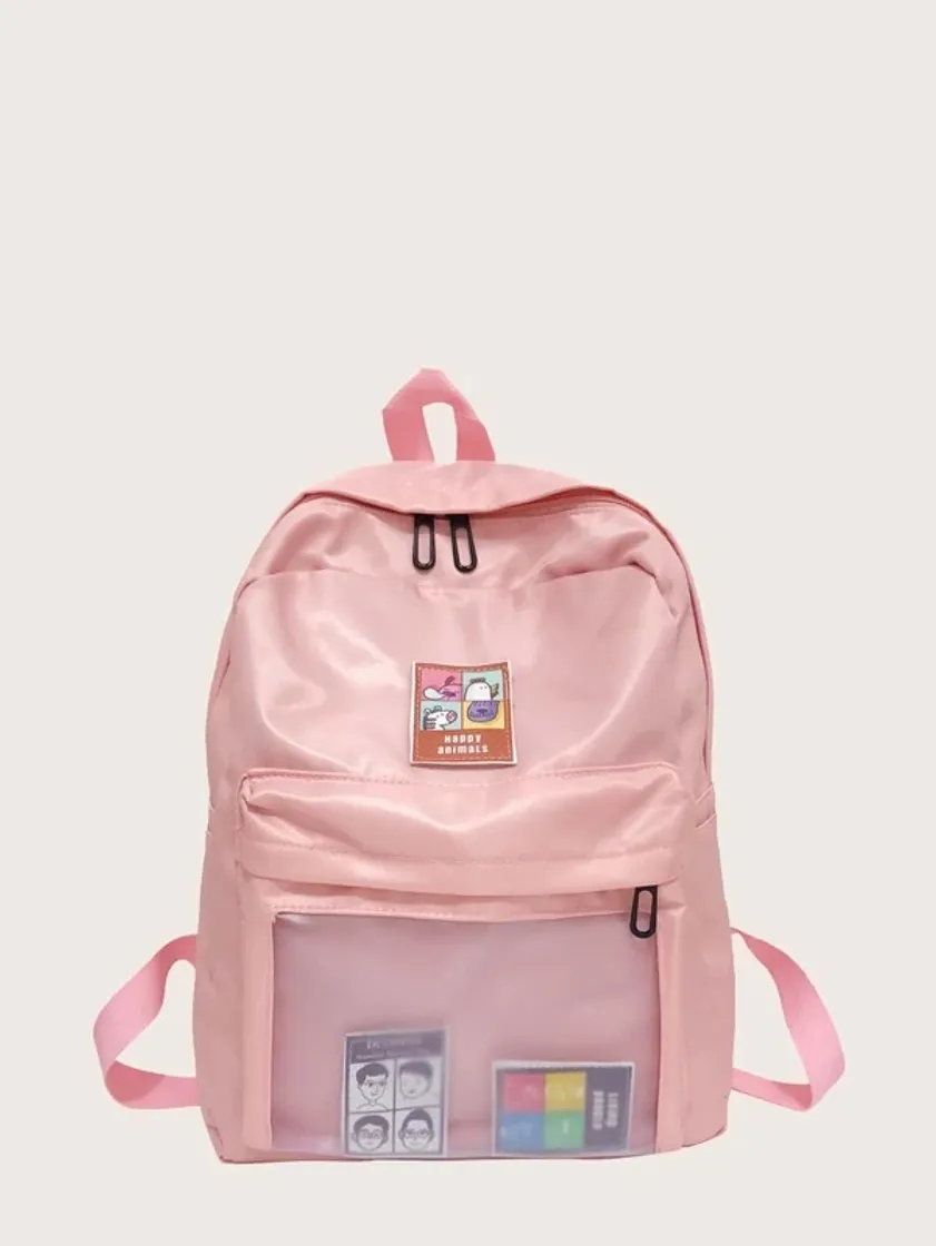 Moda Pocket Front Clear Backpack