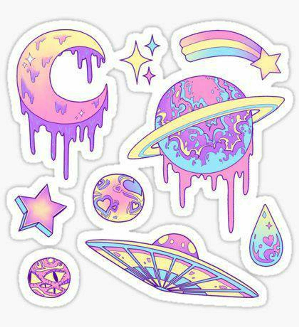 Moda Stickers Galaxy 