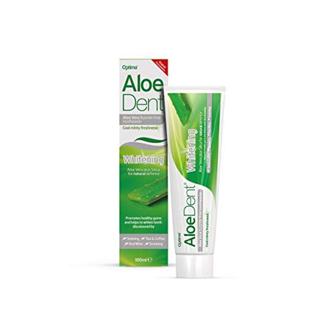 Products Aloedent - Pasta de dientes blanqueadora de aloe vera libre de flúor