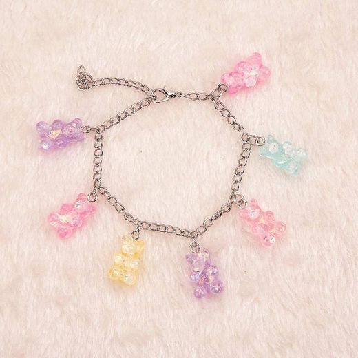 glittered bears bracelet ♡