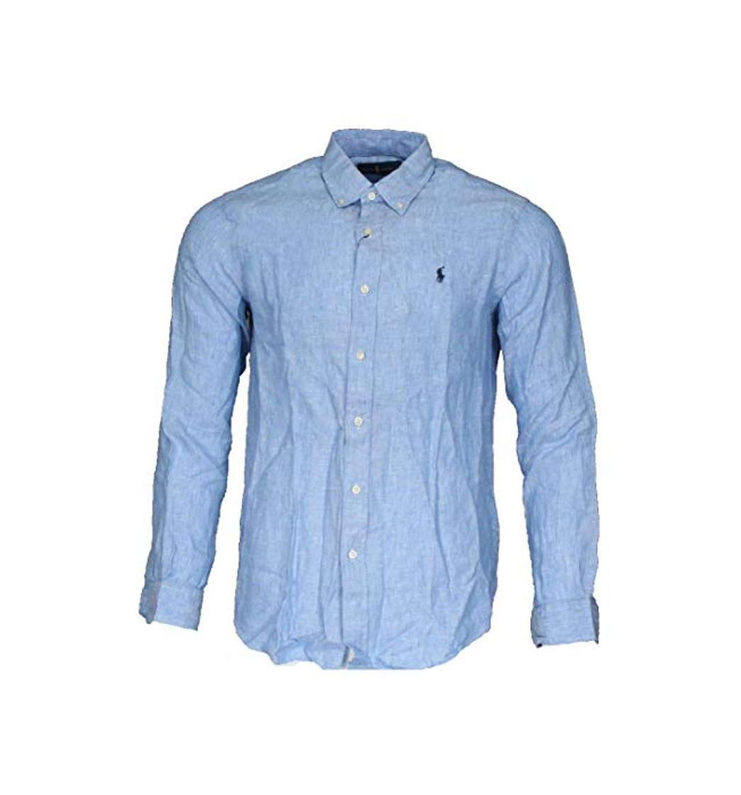 Fashion Ralph Lauren Camisa de manga larga para hombre