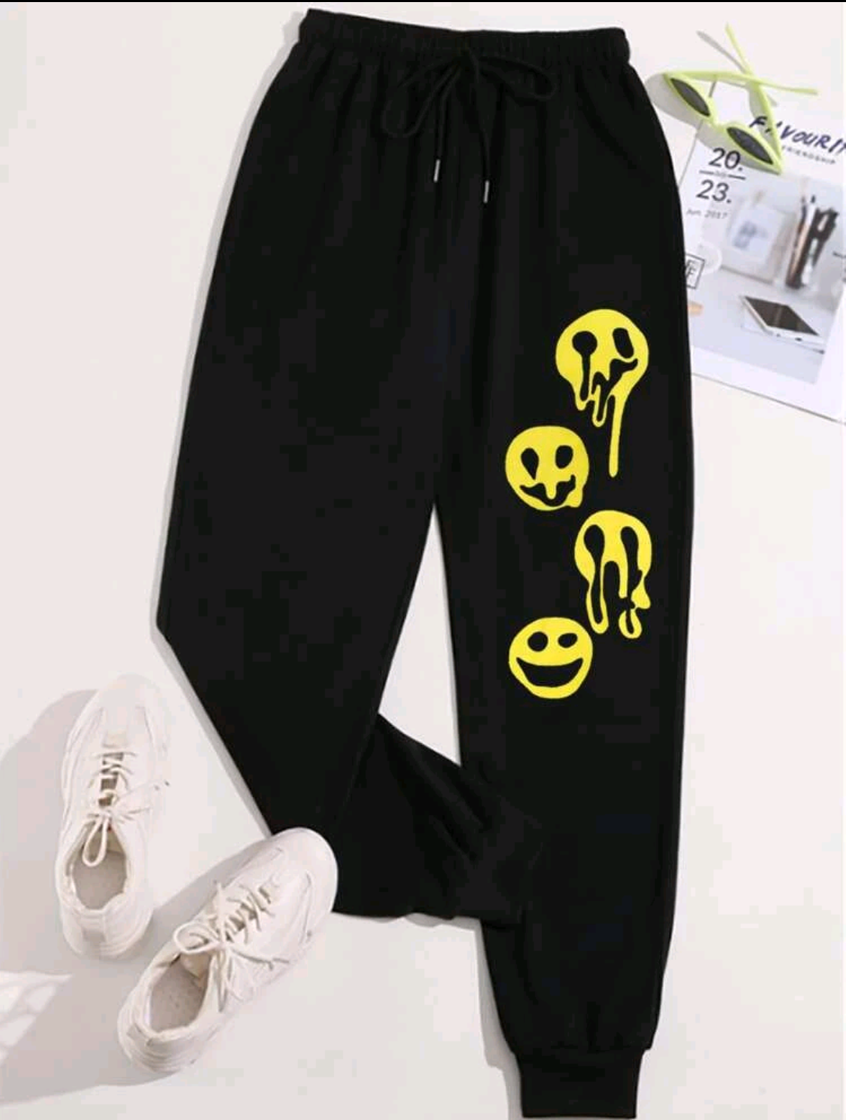 Fashion Cartoon Graphic Sweatpants