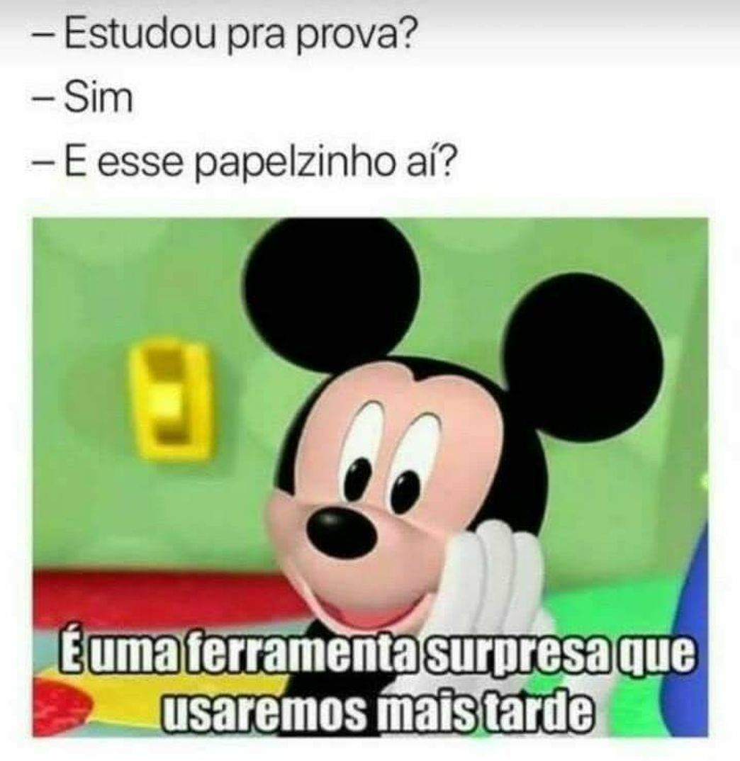 Moda Qm já colou na prova? 🤫🤭