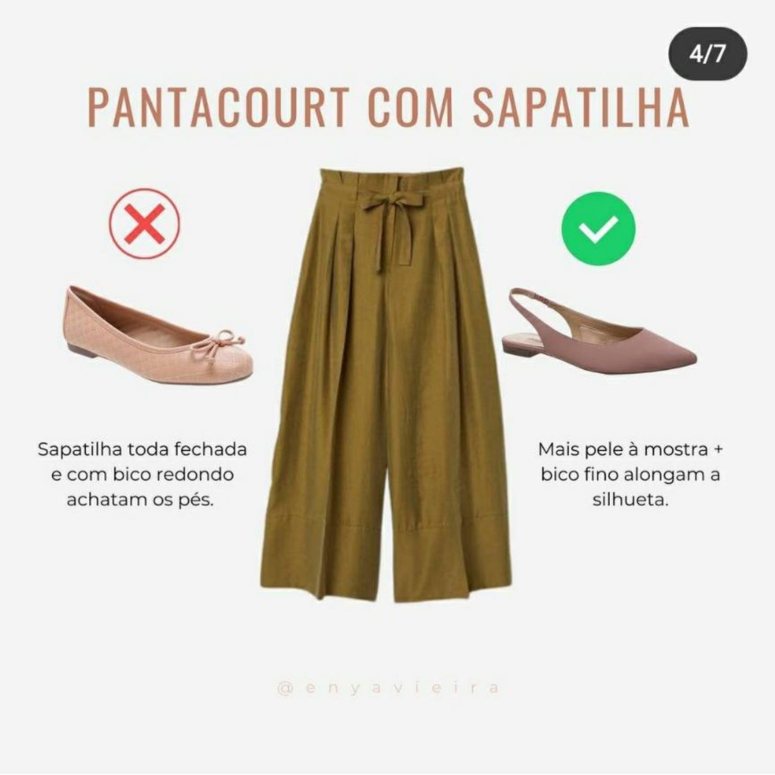 Moda Pantacourt com rasteirinha