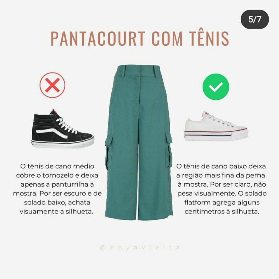 Fashion Pantacourt com tênis