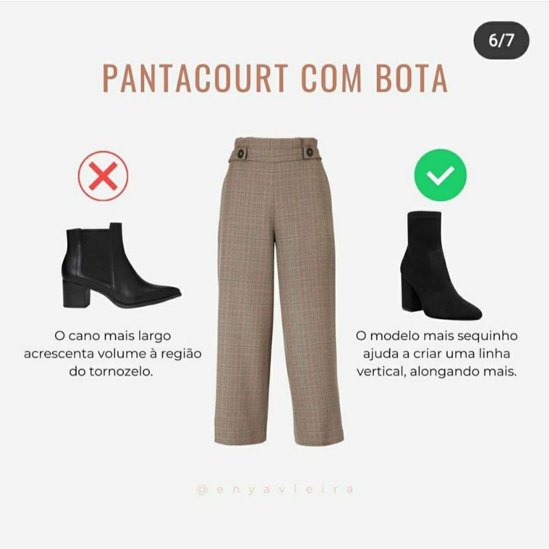 Fashion Pantacourt com bota