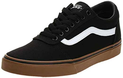 Vans Ward Canvas, Zapatillas para Hombre Negro