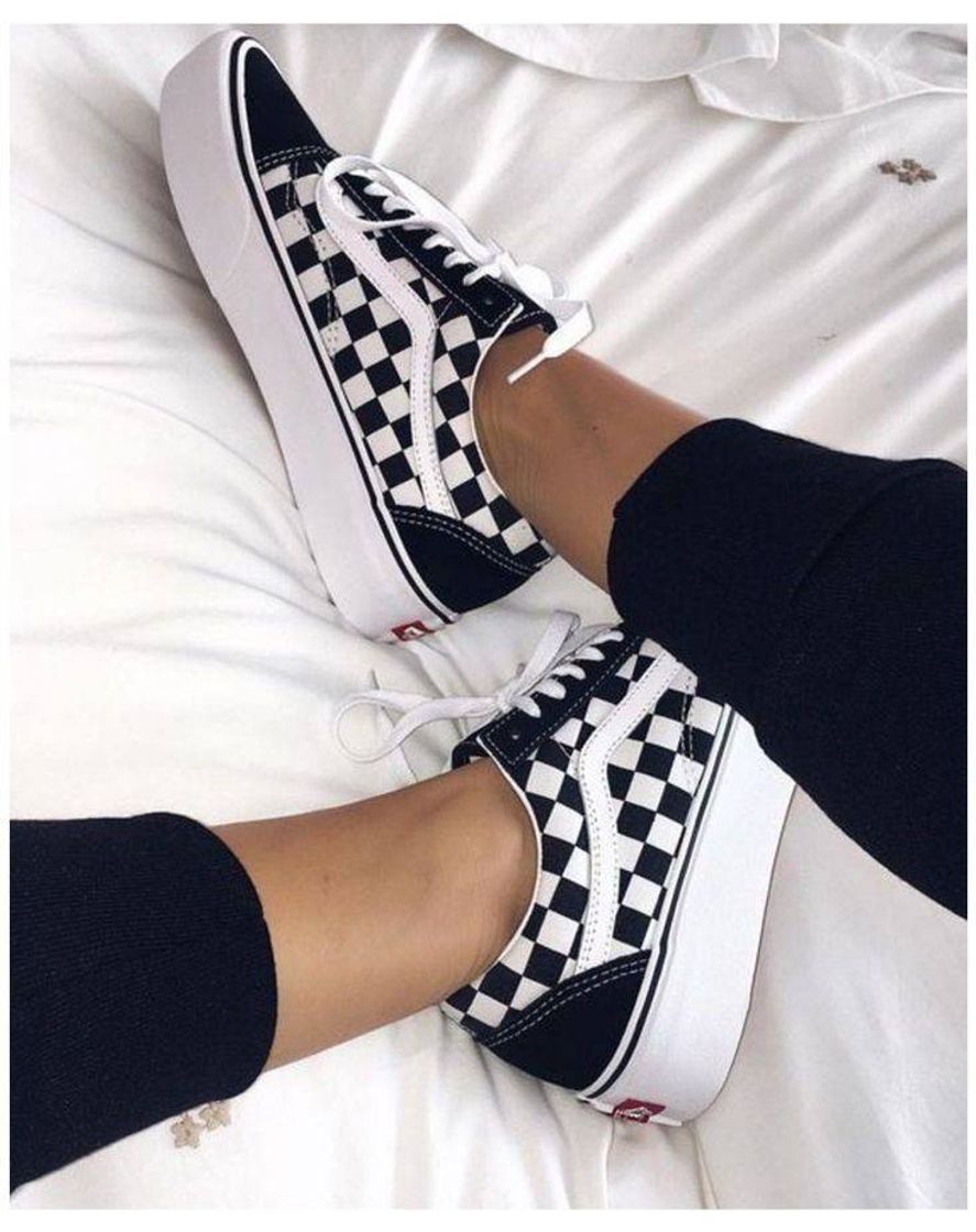 Fashion ⬜⬛Tênis vans xadrez ⬛⬜