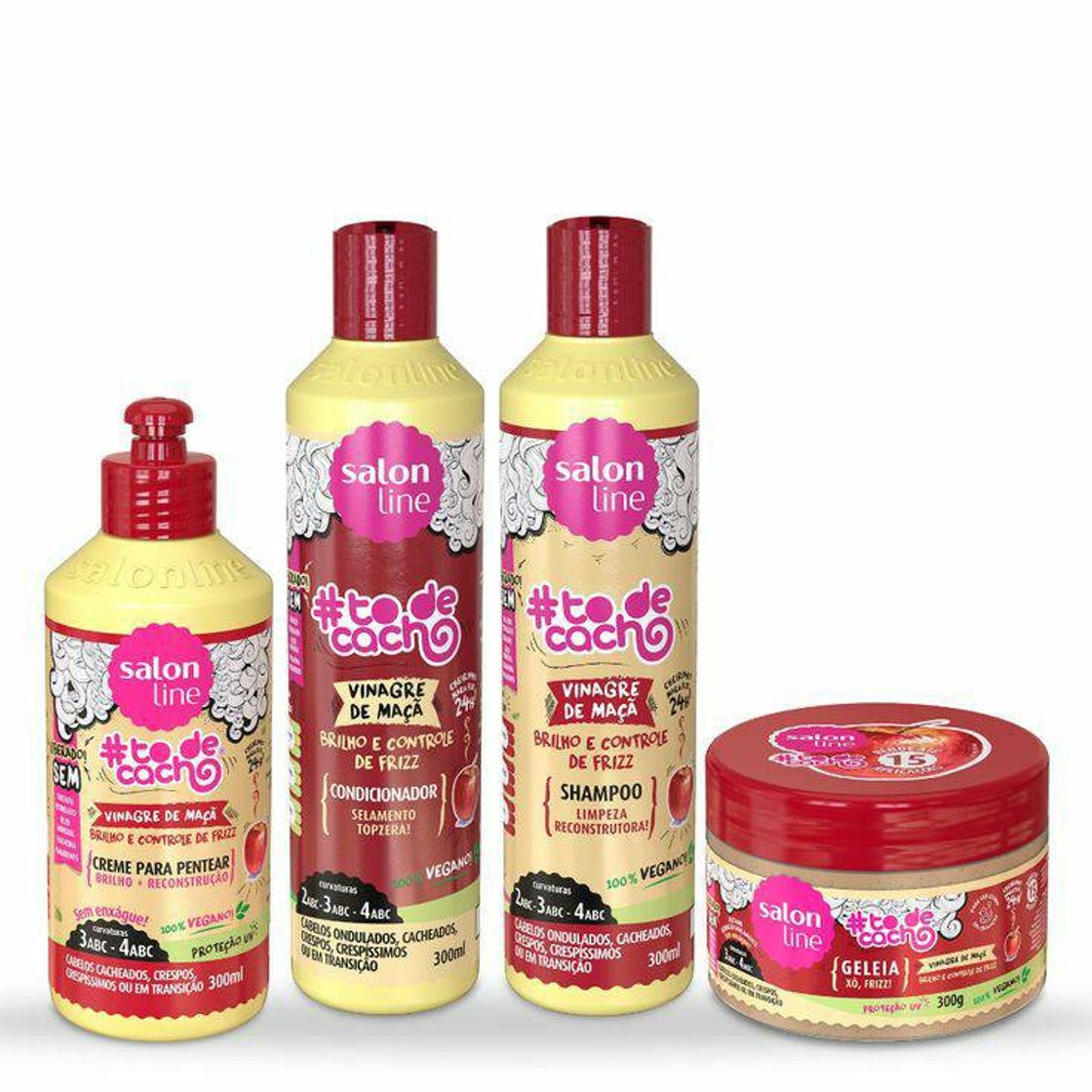 Product Kit vinagre de maçã #todecacho Salon line 