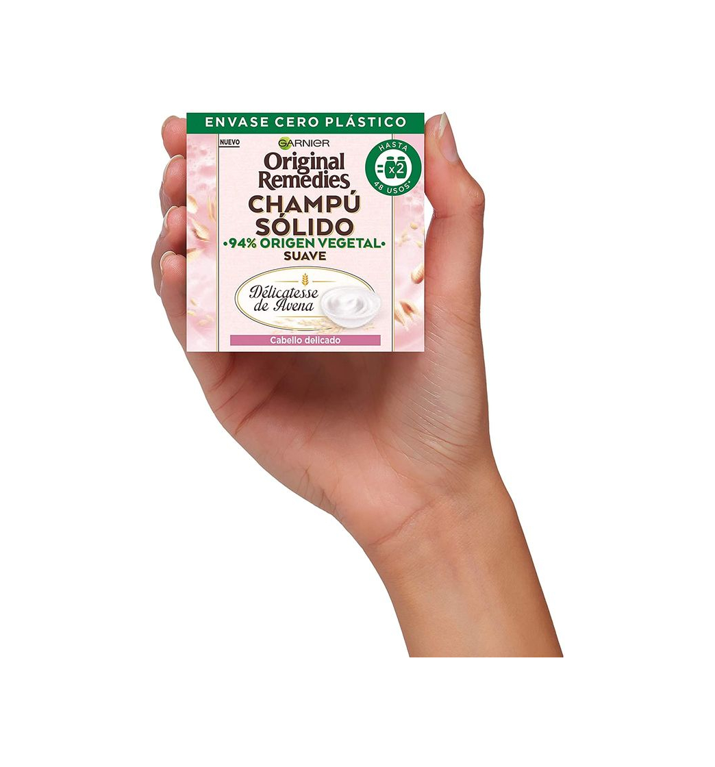 Product Garnier Original Remedies Pack de 2 Champús Sólidos - Délicatesse de Avena