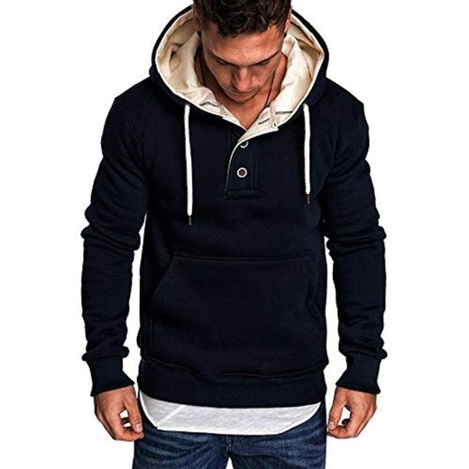 Chándales Casuales para Hombre Otoño e Invierno Chaqueta para Hombre Hip Hop