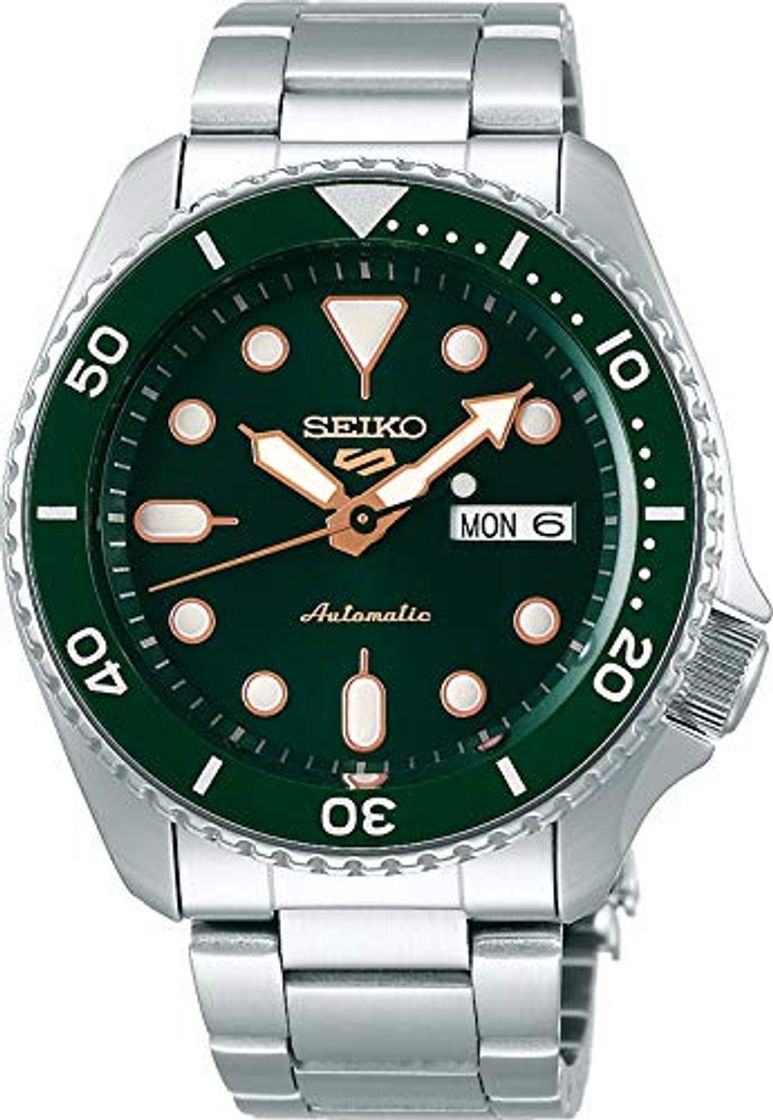 Social Montre Seiko 5 Sport automatique Lunette Verte