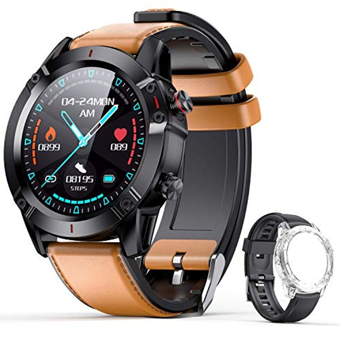 Social AGPTEK Smartwatch, Reloj Inteligente 1.3 Inch HD con Control de Oxígeno