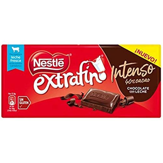 Nestlé Extrafino Chocolate Con Leche Intenso 40% Cacao Sin Gluten 125 g