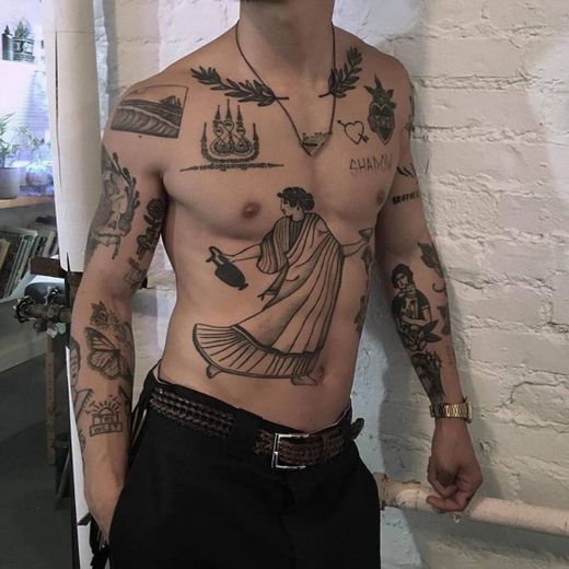 Tattoo corpo masculino