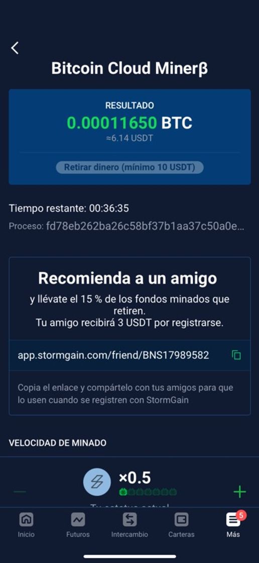 Moda STORMGAIN xrp compra