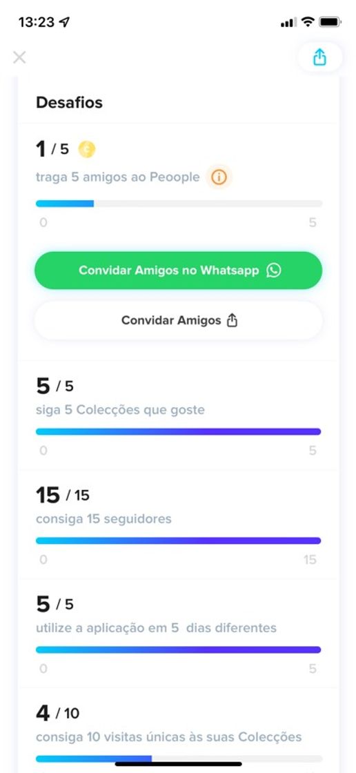 Fashion Preciso de 5 pessoas para se cadastrar usando meu código 