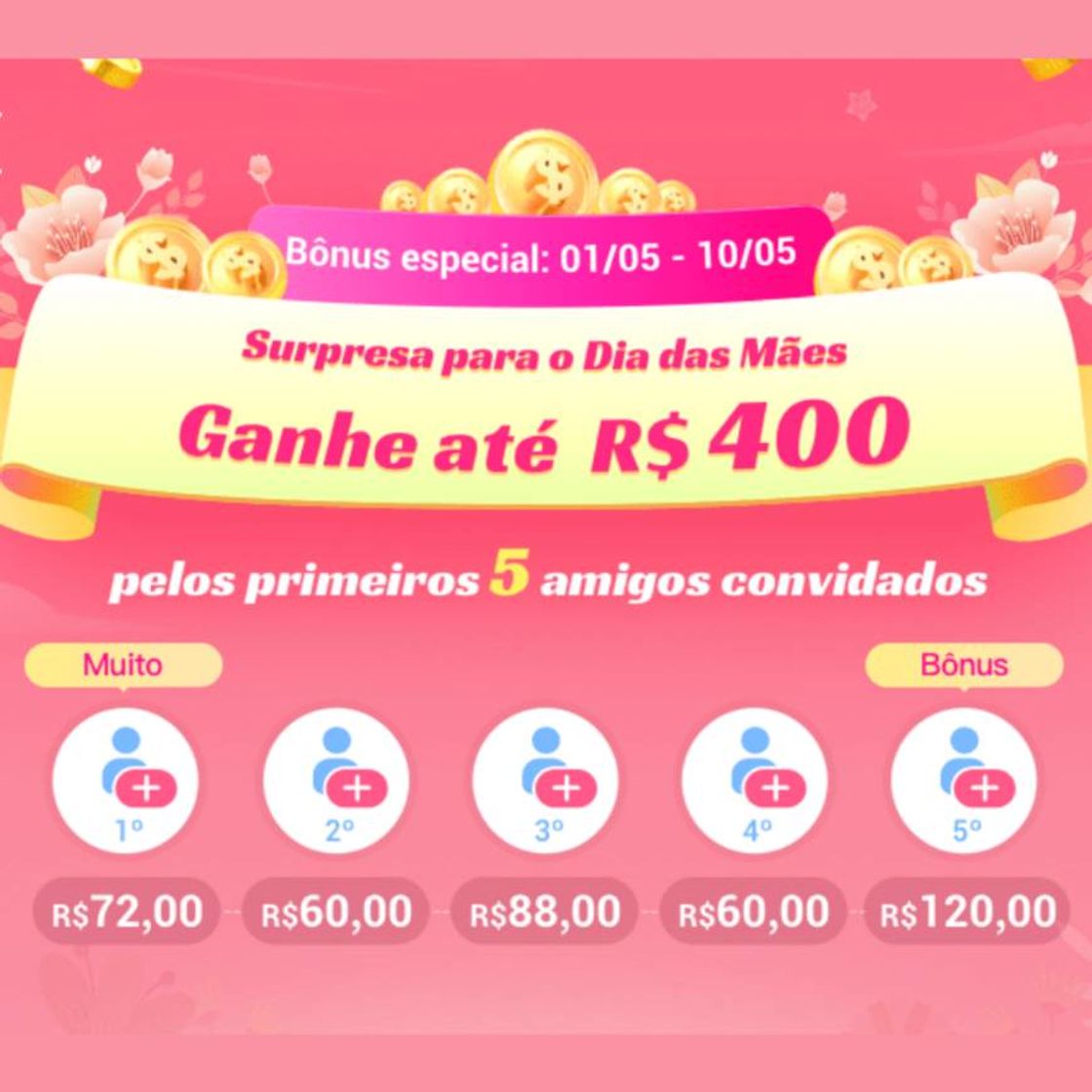 App GANHE 400,00