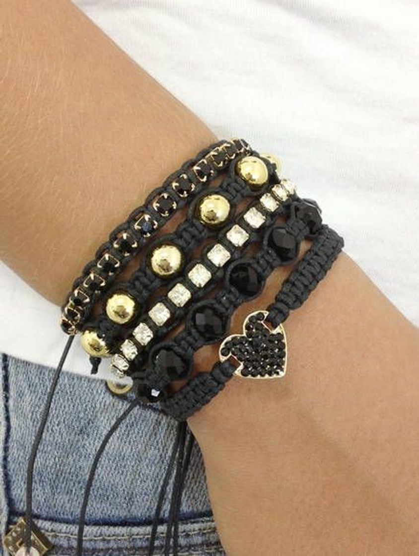 Fashion Kit 5 pulseiras lindas