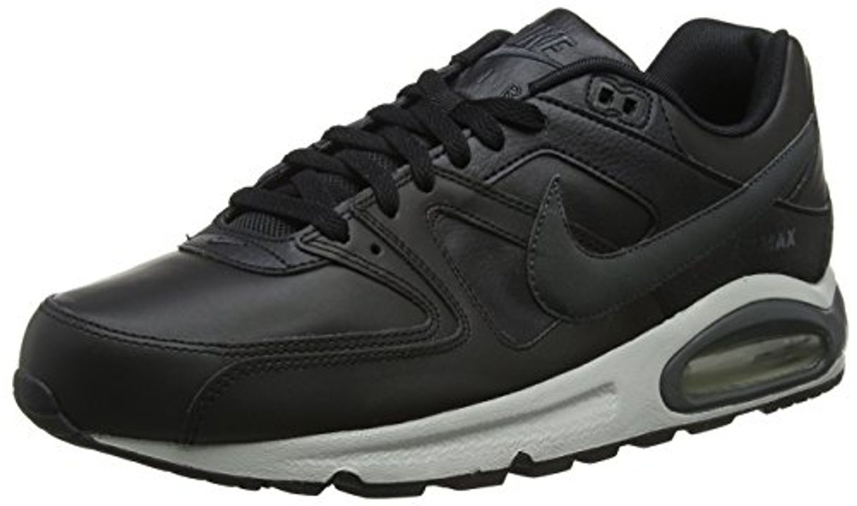 Social Nike Air MAX Command Leather Shoe, Zapatillas Hombre, Negro