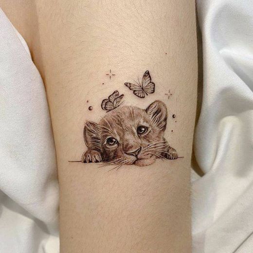 Tatuagem de leão!