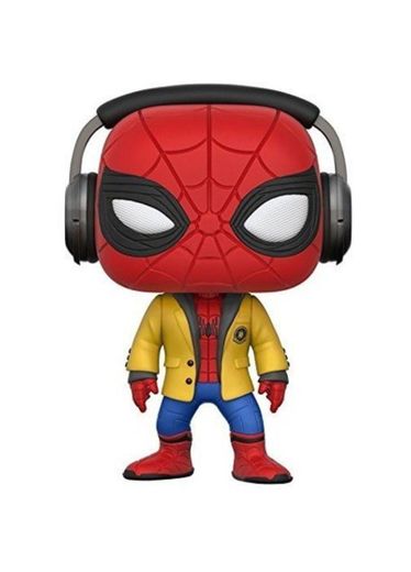 Marvel-21660 Figura de Vinilo Spider-Man with Headphones Funko 21660