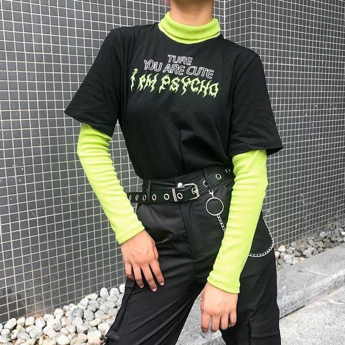 Fashion Look dark/neon