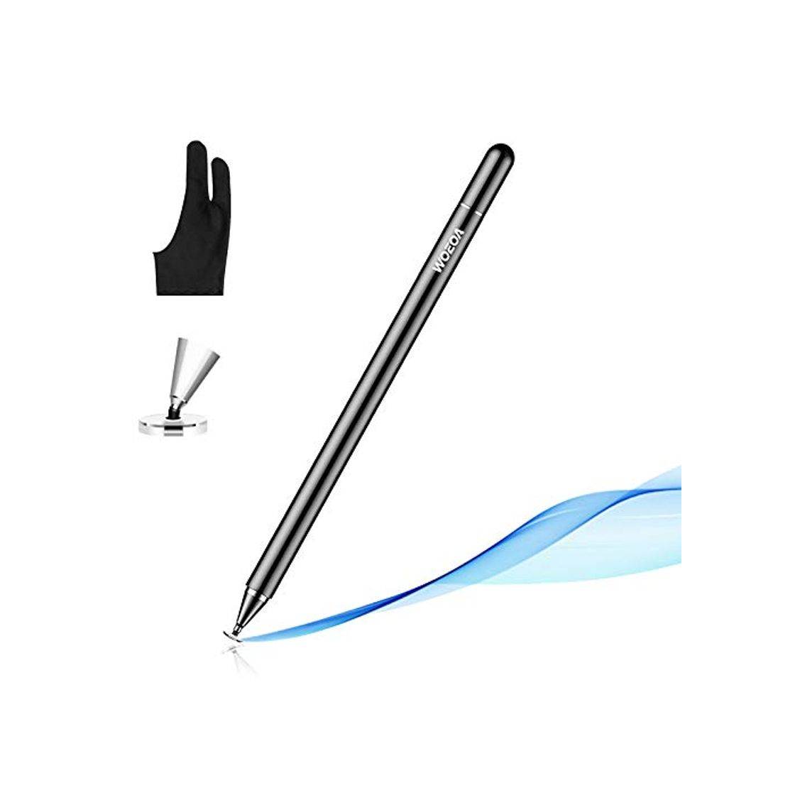 Product WOEOA Lápiz Stylus Capacitivo Universal, Stylus Pen 2 in 1 Bolígrafos Digitales