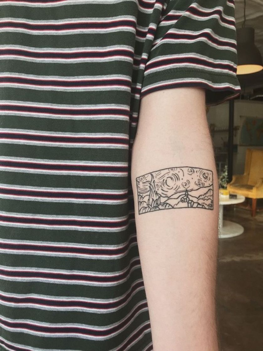 Social van gogh - aesthetic tattoo 