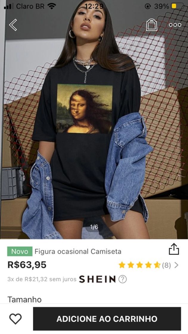 Moda Camiseta 