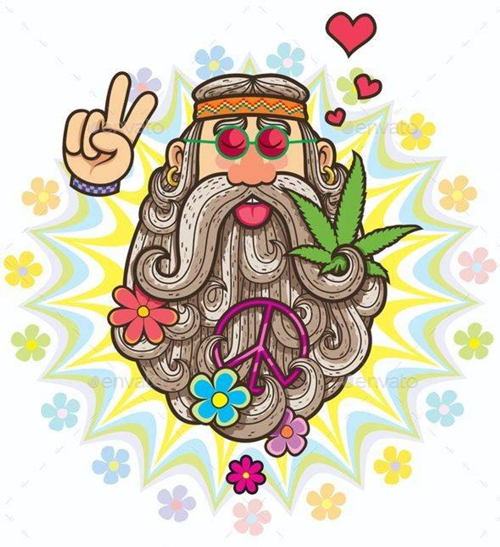Social Coroa hippie 