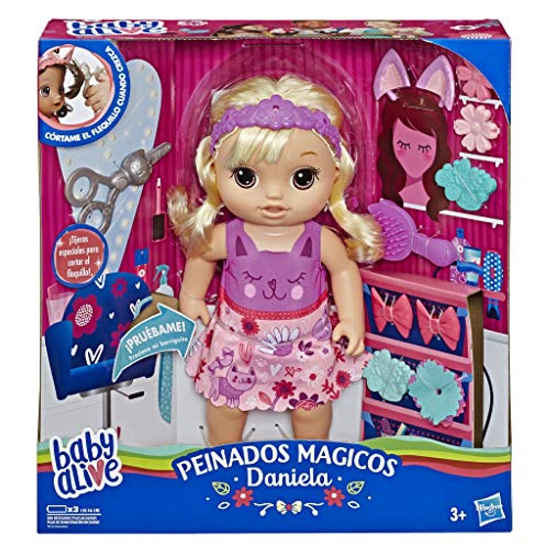 Producto Baby Alive Muñeca Daniela peinados mágicos