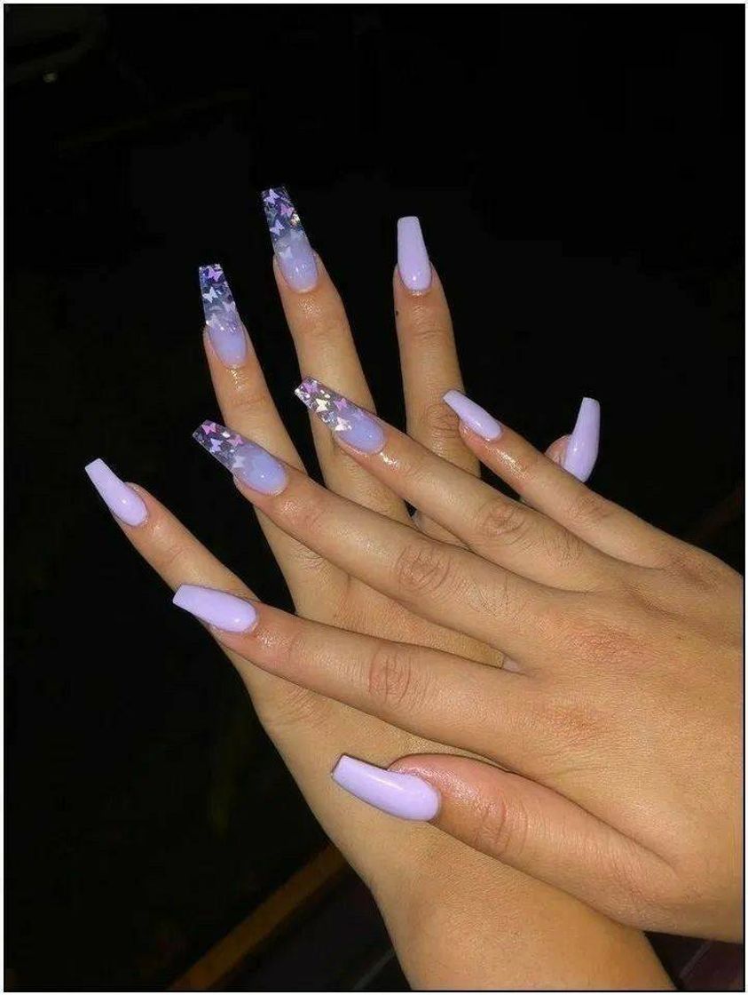 Social purple nails