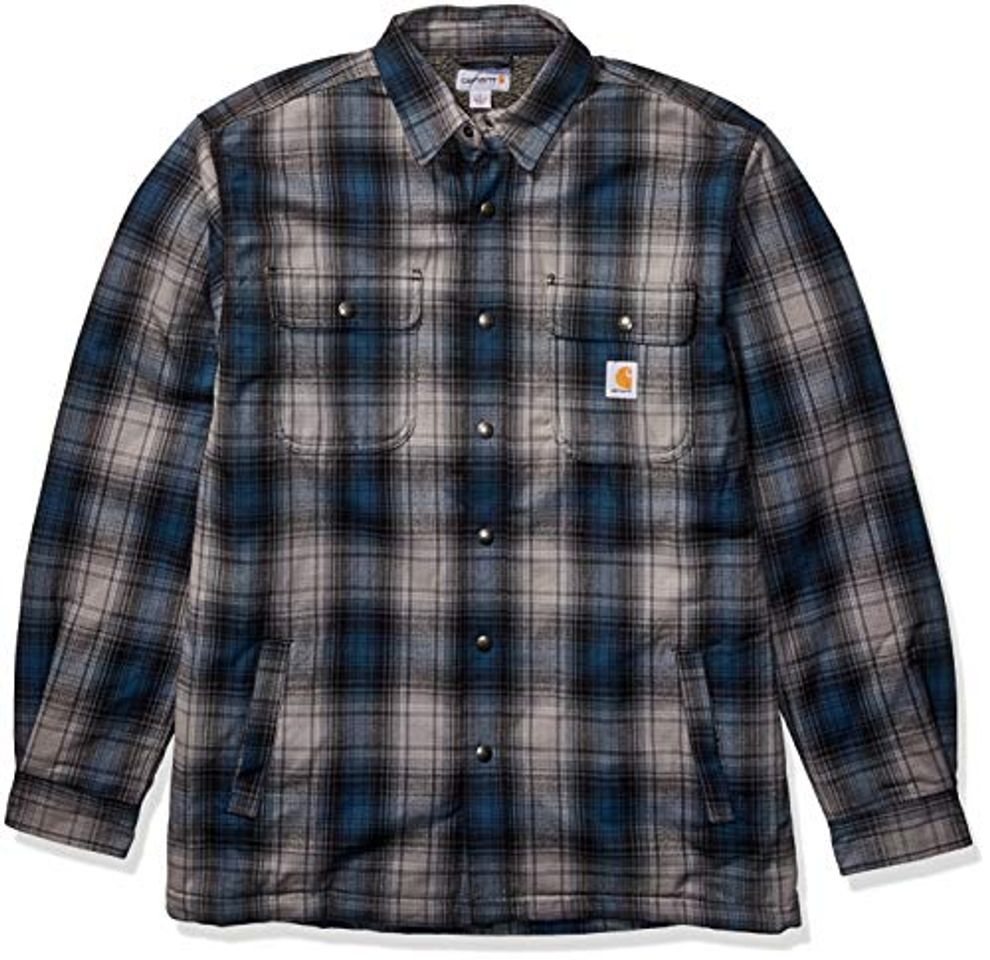 Moda Carhartt Hubbard Sherpa Lined Shirt Jac Chaqueta de camisa