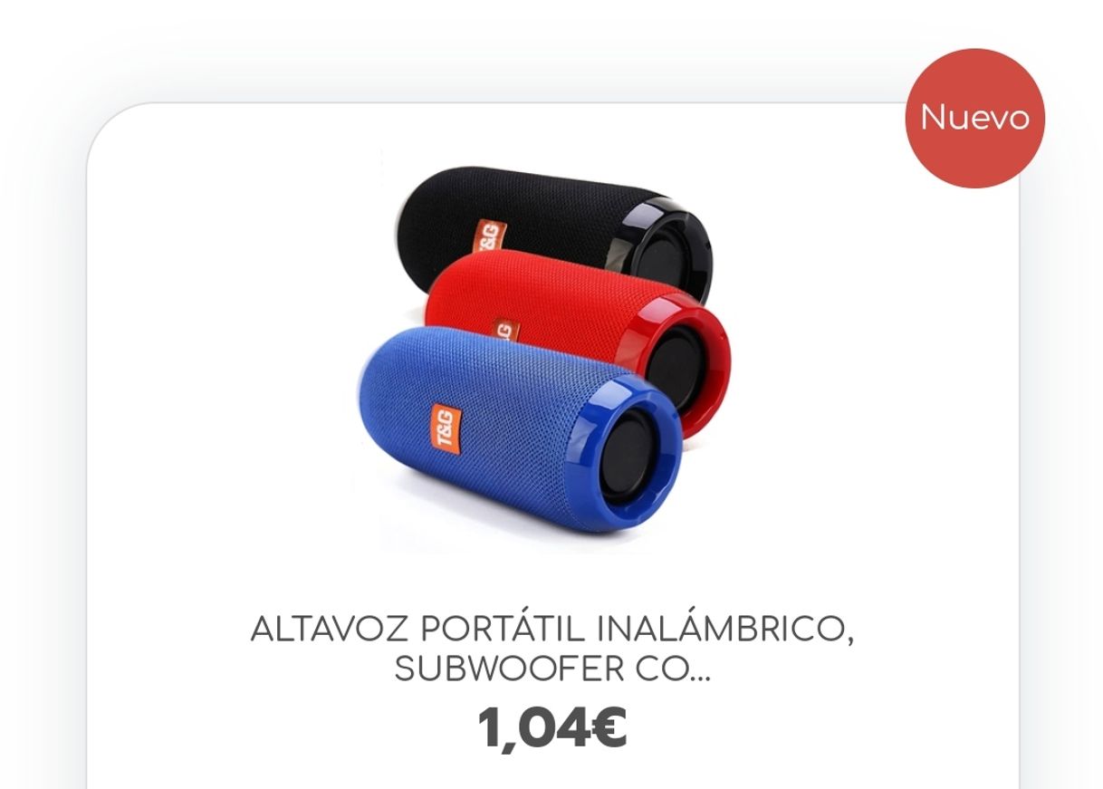 Fashion Altavoz portátil inalámbrico 🥳