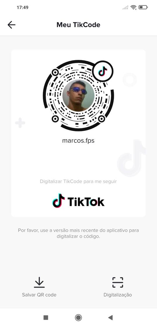 Moda Minha página do tik Tok