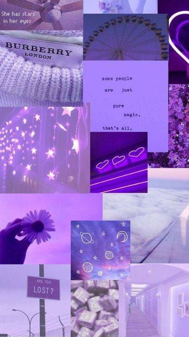 Moda Wallpaper roxo