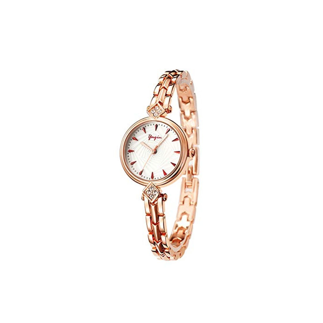 Fashion WZFCSAEAE Mujeres Moda Relojes de Pulsera de Cuarzo Rhinestones Reloj de Pulsera