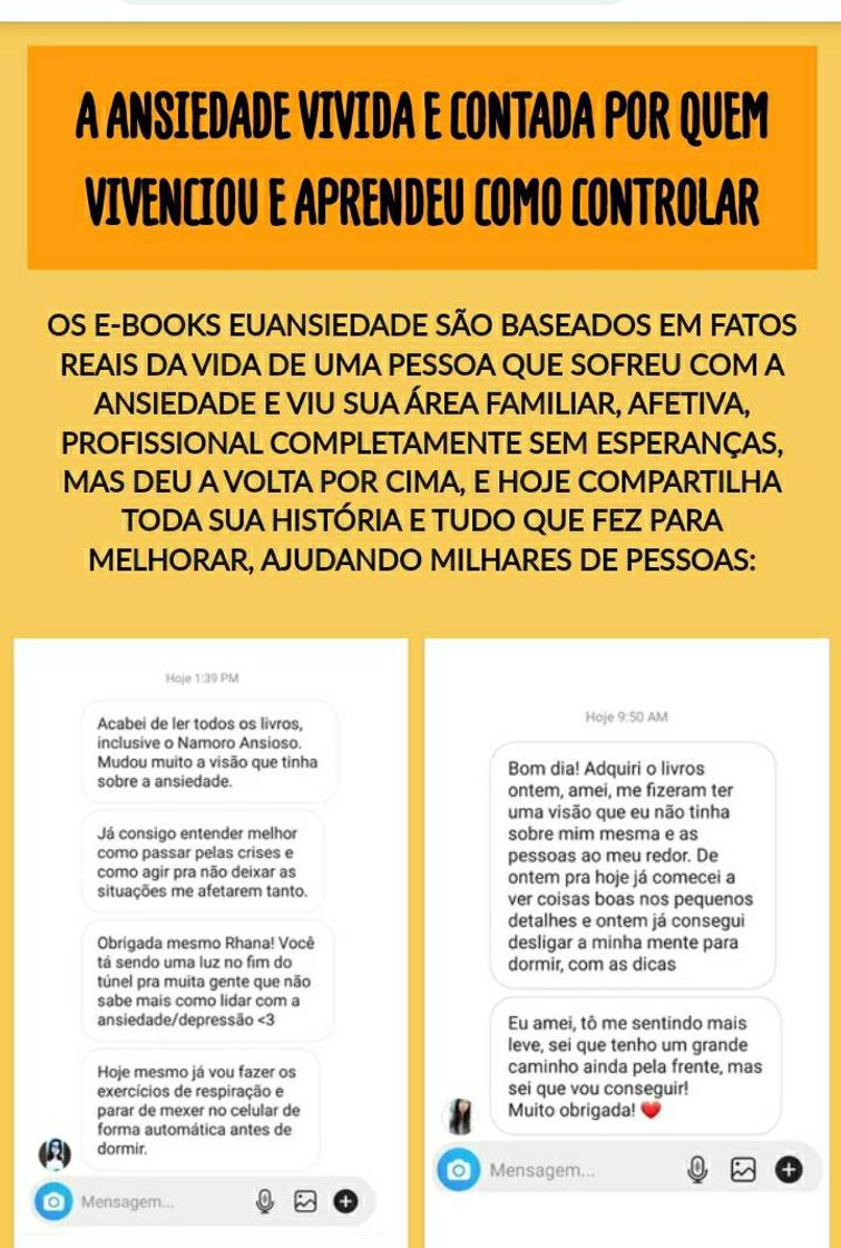 Moda Eu ansiedade ebook 