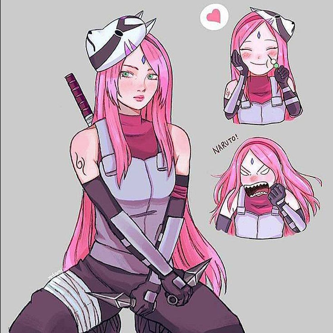 Serie Sakura na Anbu - Fanart