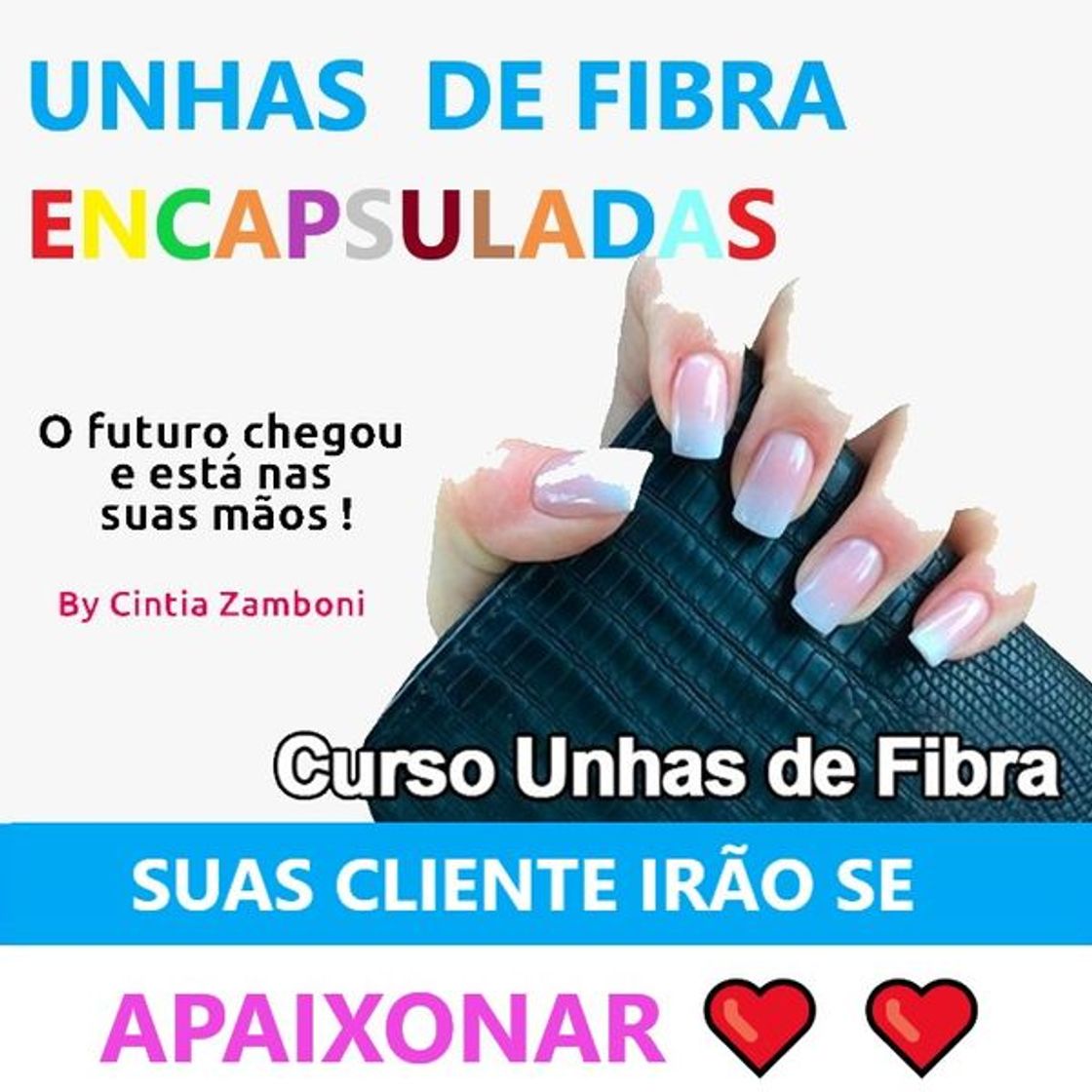 Moda Curso unhas de fibras 