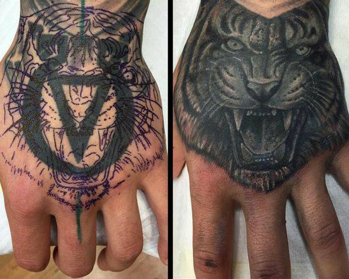 Fashion Tattoo tigre