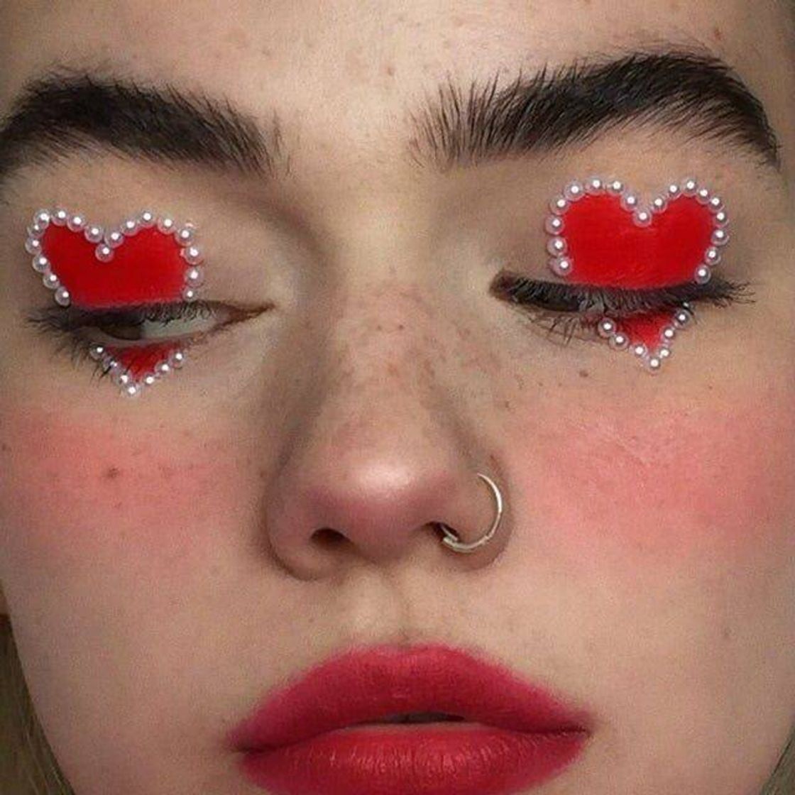 Social coração vermelho 💕
