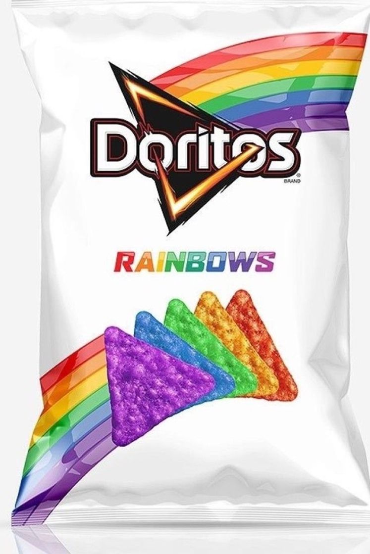 Moda Doritos arco-íris que quero muito experimentar ❤️🧡💛💚💙