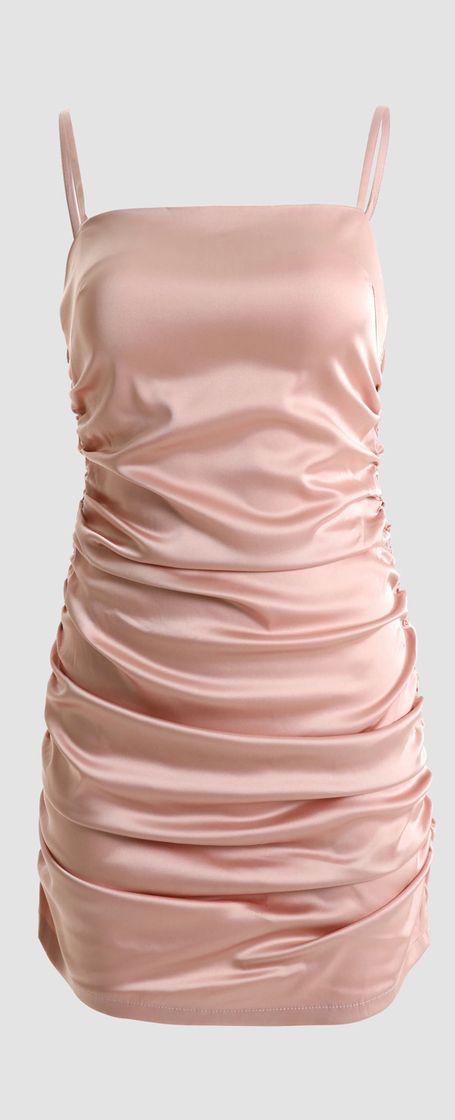 Fashion Satin Bodycon Mini Dress