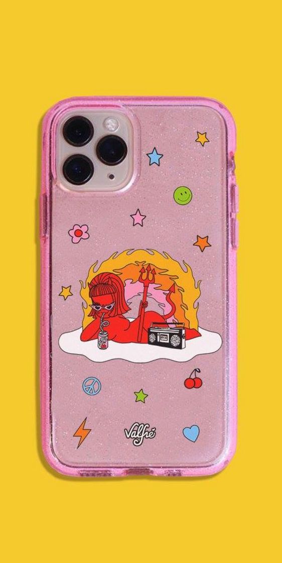 Product give em’ hell glitter phone case