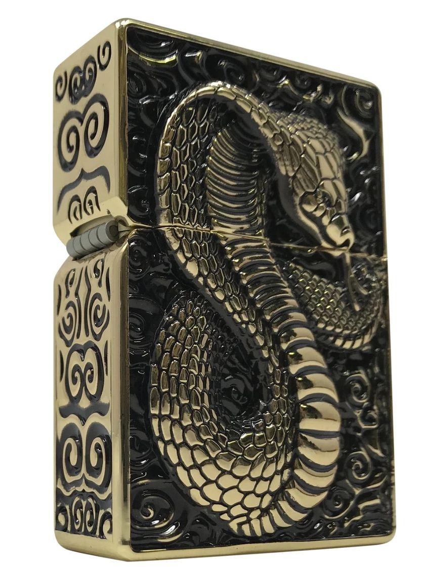 Product gold snake lighter 