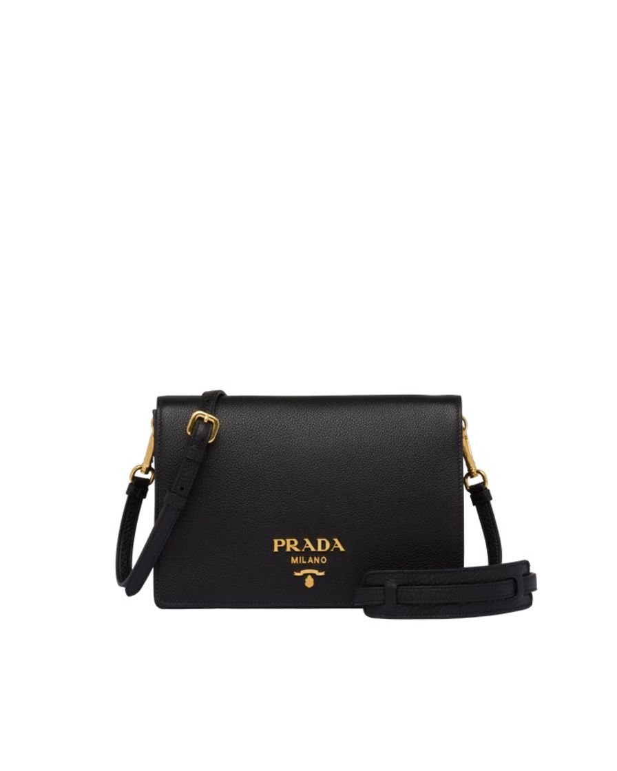 Fashion Bolsa em couro Daino | Prada